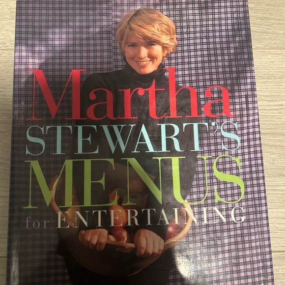 Other - 🧡5/$25🧡Martha Stewart's Menus for Entertaining Book